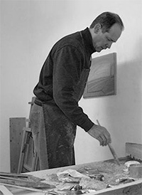 Christoph Drexler im Atelier